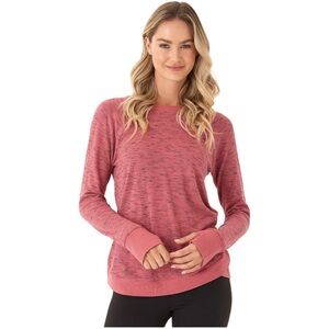 Threads 4 Thought Women's Pink Cannon Rhythm Slub Tulip Hem Tunic Top Large